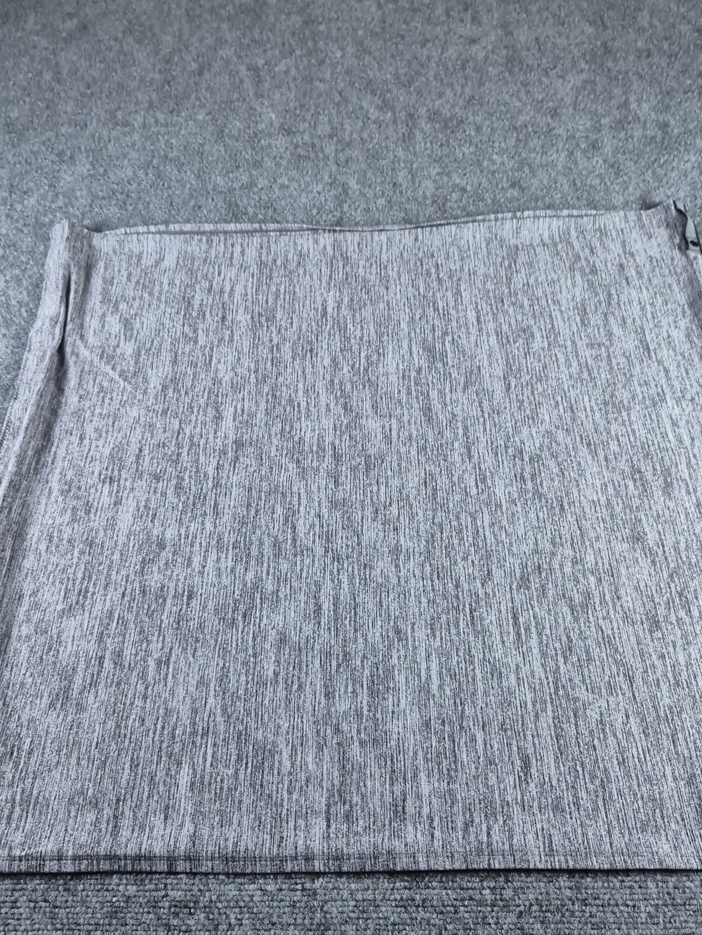 Lululemon Vinyasa Infinity Scarf Gray White Stripe Snap Neck Warmer Multiway Rul